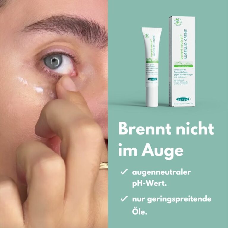 Augenlidcreme Benevi Neutral Trockene Augenlider