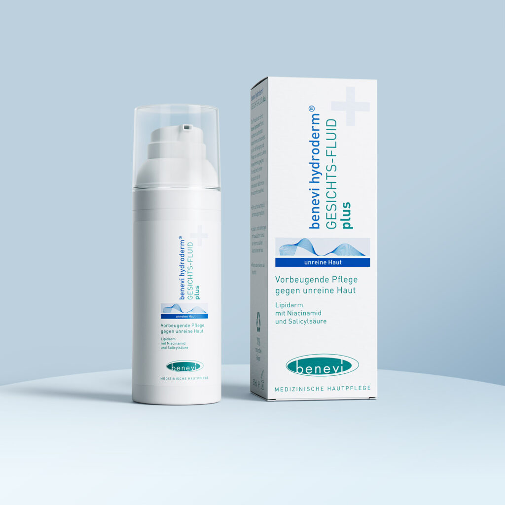Gesichts-Fluid plus | benevi hydroderm | Akne behandeln